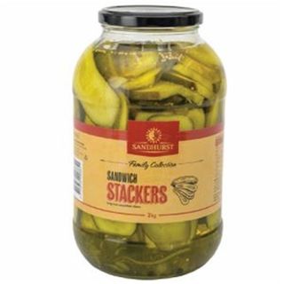 CUCUMBERS SLICED SANDWICH STACKERS 2KG