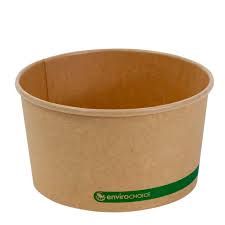 ROUND SALAD BOWL 750ML (300) ENVIROCHOICE
