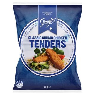 CHICKEN TENDERS CLASSIC 1KG STEGGLES