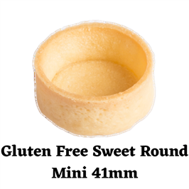 TART SHELLS - BARDS SWEET ROUND MINI 40MM (288) GLUTEN FREE