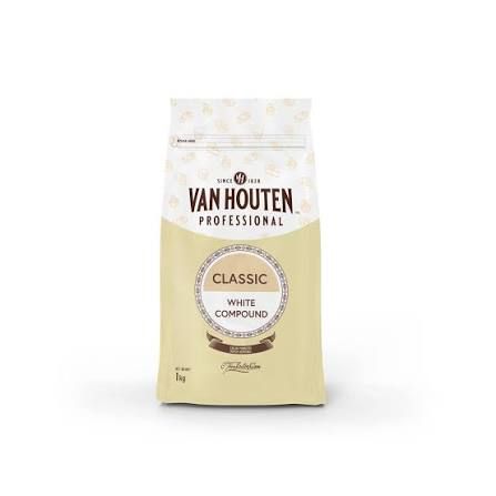 CHOCOLATE - VAN HOUTEN WHITE COMPOUND 12.5KG