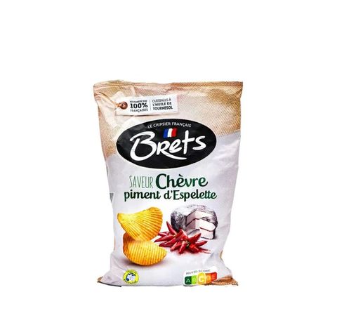 BRETS CHIPS GOAT CHEESE (125G x 10)