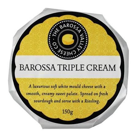 CHEESE - BAROSSA TRIPLE CREAM BRIE ROUND P/KG