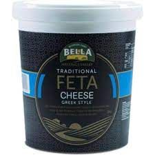 CHEESE - BELLA FETA GREEK STYLE 2KG