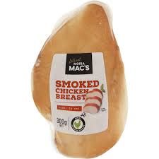 SMOKED CHICKEN BREASTS -  MACS 300G