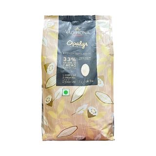 VALRHONA WHITE CHOCOLATE OPALYS 33% 3KG