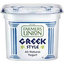 GREEK YOGHURT - 1KG FARMERS UNION