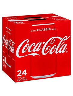 COCA-COLA 375ML X 24