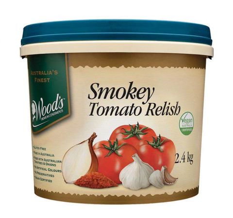 SMOKEY TOMATO RELISH 2.4KG (WOODS)