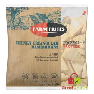 HASH BROWNS - TRIANGLE FARM FRITTES (10 x 1KG)