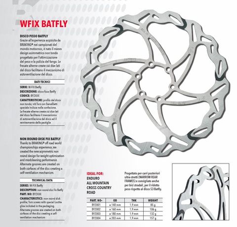 W-fix Batfly Rotors