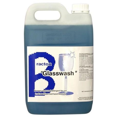 Bracton Glasswash (Blue) Concentrate (3x5L)