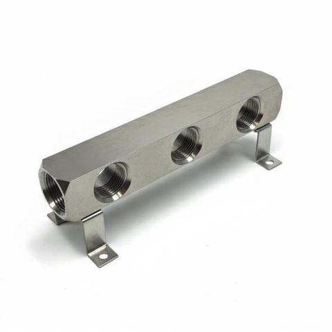 Block Manifold c/w Bracket / 3 Way