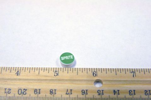Round Button Cap / SPRITE / Green-White