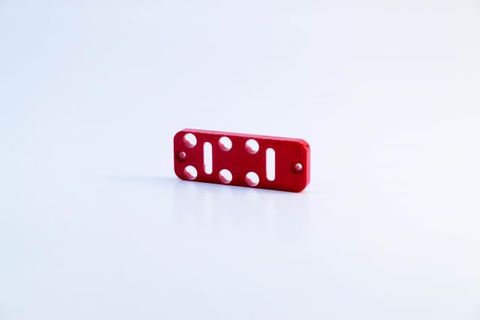 Button Plate / 8 Button RED