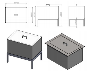 Postmix / Drop-In Ice Cooled / 10W / Under Counter