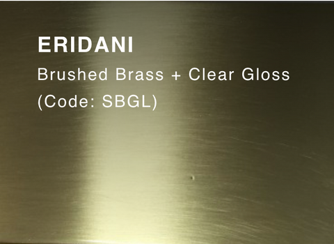 ERIDANI (Brushed Brass & Clear Gloss)