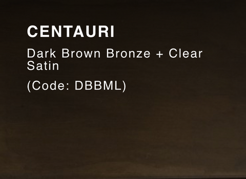 CENTAURI (Dark Brown Bronze & Clear Satin)