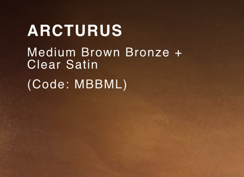 ARCTURUS (Medium Brown Bronze & Clear Satin)