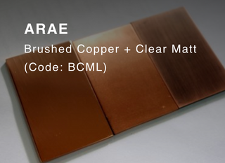 ARAE (Brushed Copper & Clear Matt)