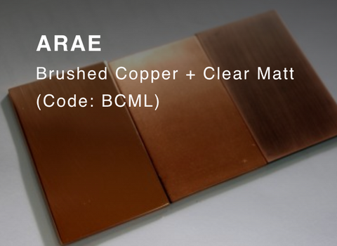 ARAE (Brushed Copper & Clear Matt)