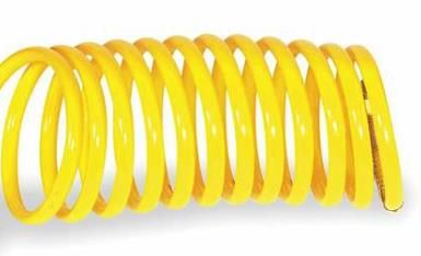 Tube / PU Coil / Yellow / 6 x 10mm / 2m (special order)