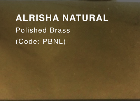 ALRISHA NATURAL (Polished Brass)