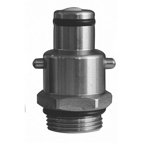 Pin Valve 3/4” bspm S/S