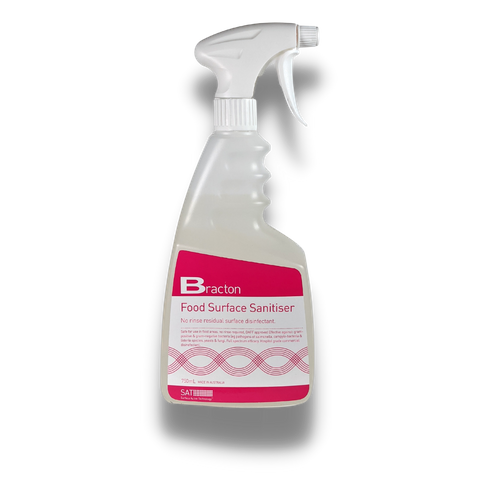 Bracton Food Surface Sanitiser RTU / Spraypack (12x750ml)