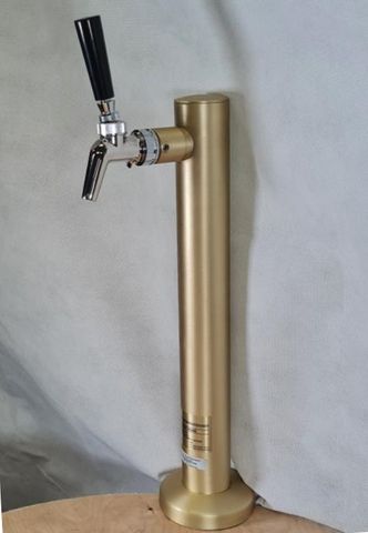 Font / Water / Brushed Brass / Direct Draw Spigot / 15" / 1W / Unflooded