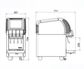 Countertop Postmix Chiller / JOY 30 Essence 3+1 + ILL / 4VB (NO VALVES)