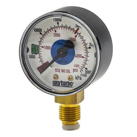 Gauge / Contents / 0-30,000kpa / 1/4"bsmp / Suit Postmix Reg (SPRGI300CD)