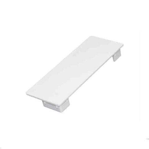Trunking / White Plastic End cap / suit 1150x225mm Trucking