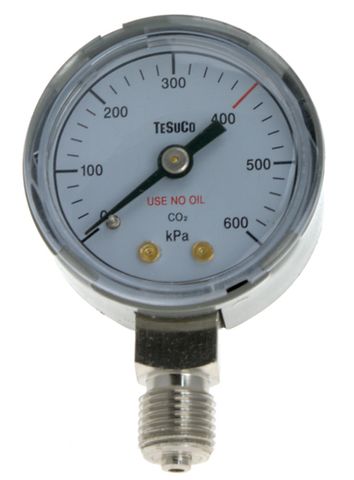 Gauge, 1/4" 0-600KPa