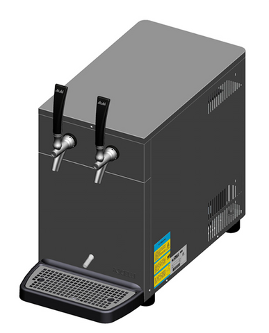 Countertop Icebank / Smart / 8Kg 1/6HP / 2 tap