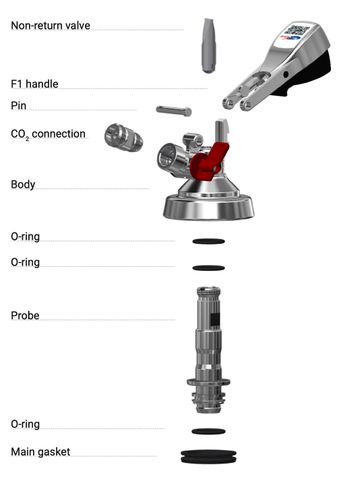 Keg Coupler Service Kit / Key Keg Type / Micromatic