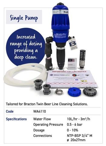 Bracton Dosatron System 1 Pump/suits Bracton Twin/Craft(D3RE10) Range 1-10%