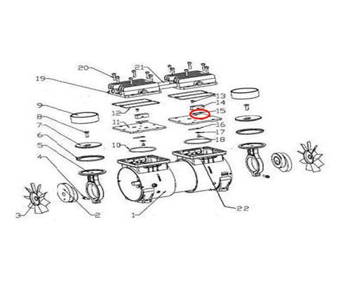 S/S Motor Outlet Valve (Reed)