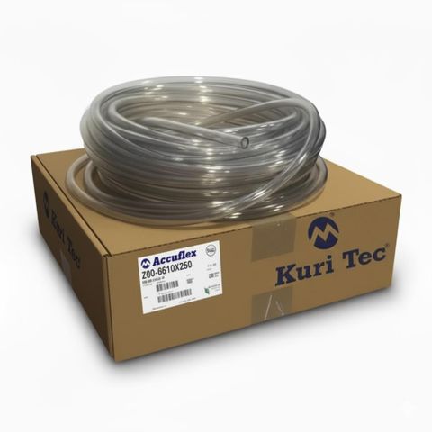ACCUFLEX BEVLEX CLEAR PVC TUBING 3/8 ID X 5/8 OD 100Ft box (200-0610X100)