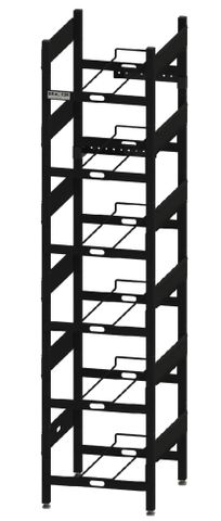 BIB RACK 6 SHELF X 1 BOX VERTICAL FLAT PACK (408x1620mm)