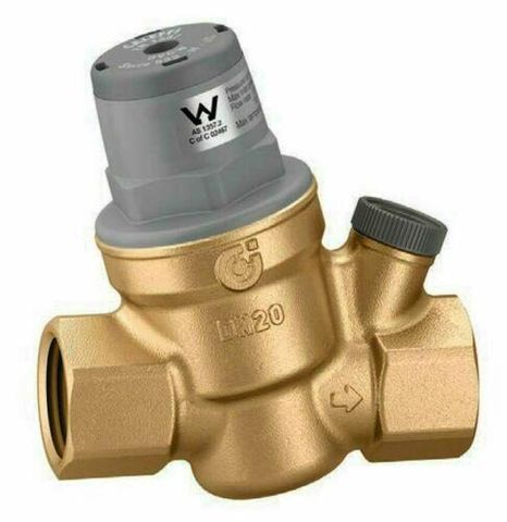 Water Pressure Reduction Reg / 3/4" bspf 200kPa (1-6Bar) / excludes gauge