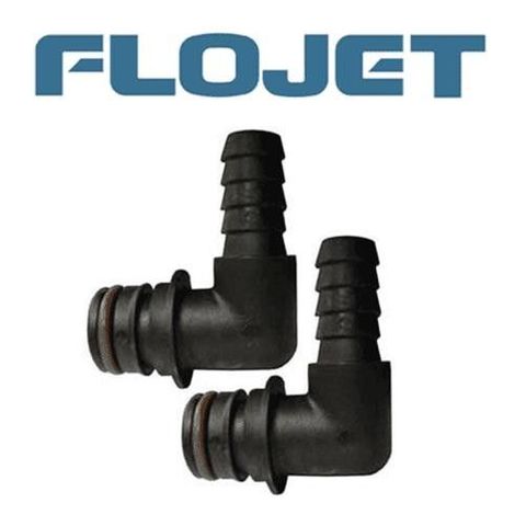 Flojet plastic elbow / Liquid. 2 pack