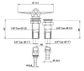 Glass rinser for installation into drip trays