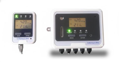 Cellarwarn CO2/O2 gas detector