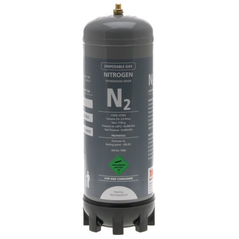 Disposable Gas Cylinder/Food Grade/N2/2.2Lt