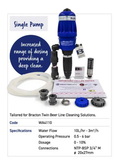 Line cleaning + washout