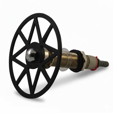 Glass rinser for installation into drip trays