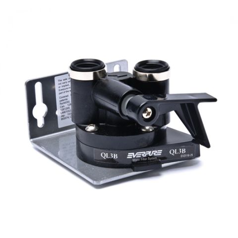 Water Filter Head / Everpure QL3B (with shut off) / EV925924