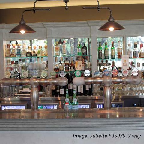 Font / JULIETTE / Flooded / Single Post / Chrome / 1W