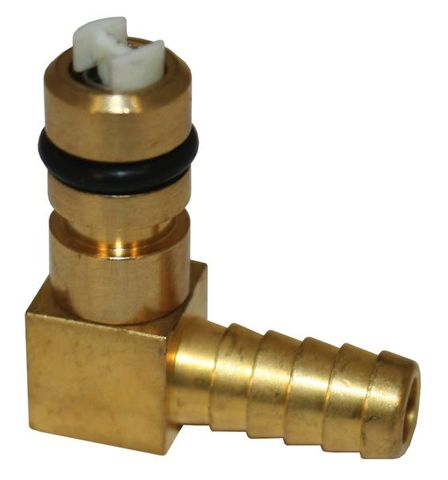Flojet Gas Shut-off Brass / Elbow